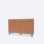 komoda NESS 6 szuflad, olej mahoń (4)