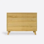 Komoda drewniana frezowana NESS