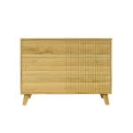 Komoda drewniana frezowana NESS