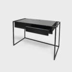 Biurko industrialne loft z drewna i metalu do gabinetu BRAN