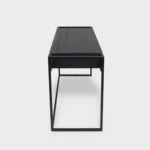 Biurko industrialne loft z drewna i metalu do gabinetu BRAN