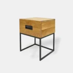 Eichen-Nachttisch mit Schublade WALT II