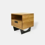 Industrieller Nachttisch mit Schublade und Regal WALT