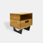 Industrieller Nachttisch mit Schublade und Regal WALT