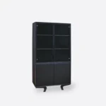 Designer-Eichenholz-Vitrine aus Massivholz für das Wohnzimmer VITA