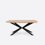 Stół dębowy loft na metalowych nogach DEVON (1)