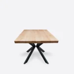 Stół dębowy loft na metalowych nogach DEVON (7)