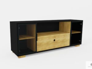 Design Holz TV Schrank ins Wohnzimmer CARLA