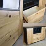 Dębowa komoda do salonu CARLA