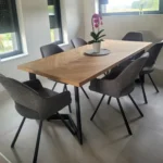 GOVER Tisch, Fischgrätenplatte - Umsetzung