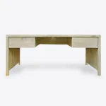 Biurko dębowe z szufladami DAVOS II bielone