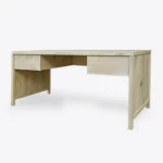 Biurko dębowe z szufladami DAVOS II bielone