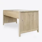 Biurko dębowe z szufladami DAVOS II bielone