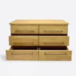 Industrielle Eichen-Kommode für das Wohnzimmer HUGON II