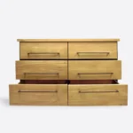 Industrielle Eichen-Kommode für das Wohnzimmer HUGON II