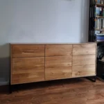 KOMODA dębowa z szufladami MERIS III (2)
