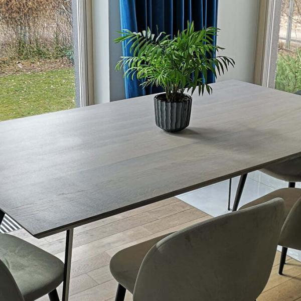 Dąb bielony lite drewno dębowe bielone producent mebli stołów warszawa RaWood