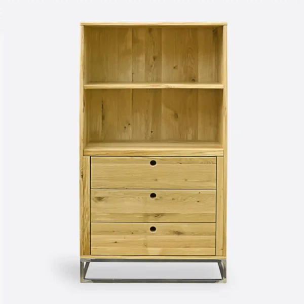 Regał dębowy do salonu MERIS III