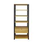 Eichenholzbücherregal im Loftstil für das Wohnzimmer COLIN