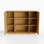 Eichenkommode mit Glastüren CARMEN