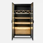 Vitrinenschrank aus Holz Bar Wein Schrank NEMIR – Bild 20