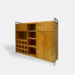 Industrieller Alkoholbar aus Holz