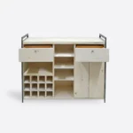 Industrieller Alkoholbar aus Holz