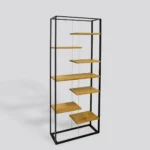 Holzregal aus Massivholz für das Wohnzimmer IBSEN