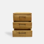 Komoda dębowa z szufladami na metalowych nogach HUGON II