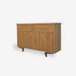 Komoda dębowa industrialna z litego drewna  VITA