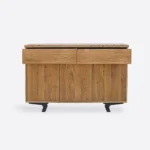 Komoda dębowa industrialna z litego drewna  VITA