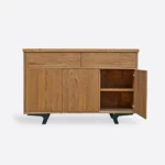 Komoda dębowa industrialna z litego drewna  VITA