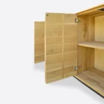 Eichenkommode mit Schränken aus massivem Eichenholz MERIS I