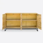 Eichenkommode mit Schränken aus massivem Eichenholz MERIS I