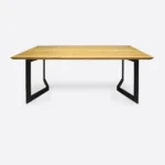 Eichentisch mit Metallbeinen im Loft-Stil GOVER