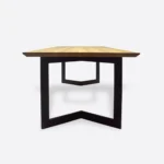 Eichentisch mit Metallbeinen im Loft-Stil GOVER