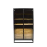 Witryna loft drewniana w industrialnym stylu do salonu CARLA I