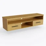 Szafka RTV dębowa wisząca do salonu CARIN