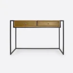 Industrielles Schreibtisch aus Massivholz mit Schubladen für das Arbeitsbüro