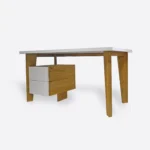 Designer-Holzschreibtisch mit Container für das Arbeitszimmer oder das Zimmer GRAND
