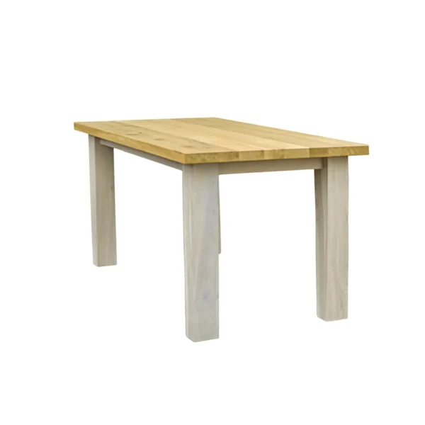 Maßgefertigter Eichenholztisch für das Esszimmer BIANCO