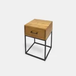 Szafka nocna z litego drewna loft do sypialni MERIS