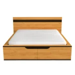 Łóżko z litego drewna do sypialni LAGOS