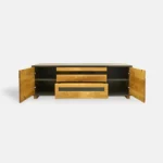 Dębowa szafka RTV z drewna litego do salonu LAGOS