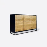 Die Eichenholzkommode ADEO III im industriellen Loft-Stil