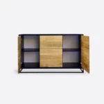 Die Eichenholzkommode ADEO III im industriellen Loft-Stil