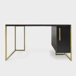 Modernes Schreibtisch aus massivem Eichenholz für Heimbüro oder Arbeitszimmer CARIN