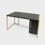 Nowoczesne biurko z litego drewna dębowego do biura gabinetu CARIN