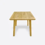 Nowoczesny drewniany stół z litego drewna do jadalni salonu NACK