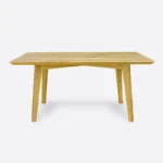 Nowoczesny drewniany stół z litego drewna do jadalni salonu NACK